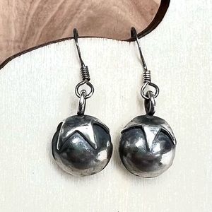 Eggplant Dangle Sterling Silver Earring